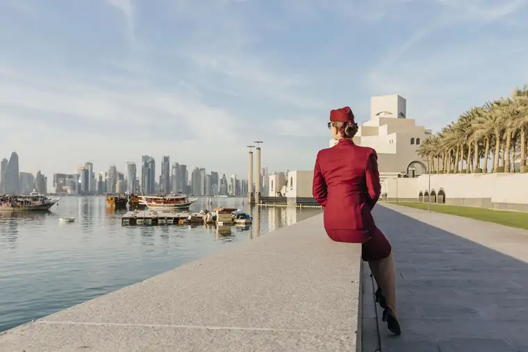 The Doha Corniche near Souq Waqif